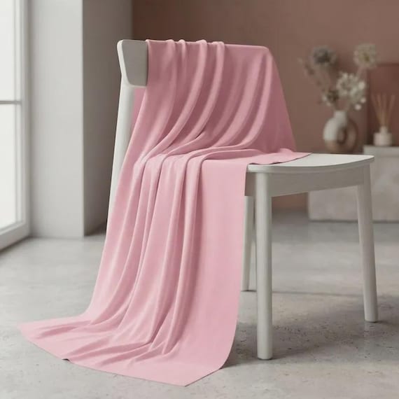 Pink Stretch Velvet Fabric, 58" Wide, Apparel Sewing, Sold By The Yard