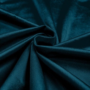 Indigo 58"/60 Inches Wide Royal Velvet Upholstery Fabric. Sold By The Yard.