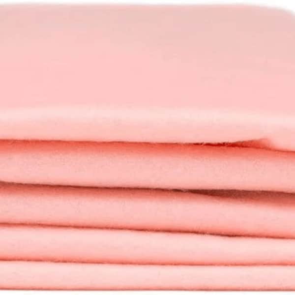 Light Pink Acrylic Craft Felt Fabric by The Yard 72" Wide