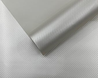 Off White Carbon Marine Vinyl Polsterstoff/Crafting Bekleidung Vinyl Stoff 139 cm breit