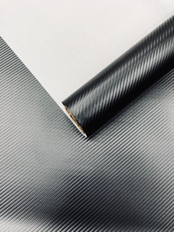 Black Carbon Fiber Marine Vinyl Upholstery Fabric/Crafting Apparel Vinyl Fabric 54" Wide