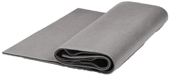 Silver Acrylic Craft Felt Fabric by The Yard 72" Wide