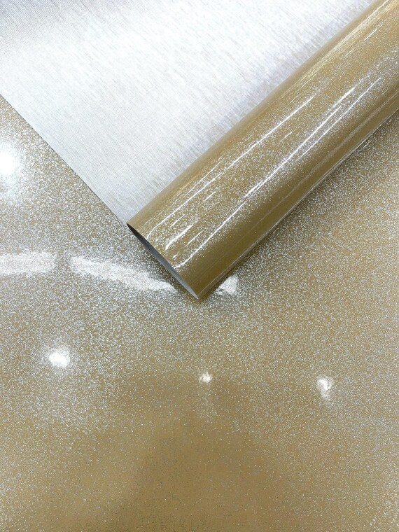 Expresso Ultra Sparkle Glitter Upholstery Vinyl Fabric / Crafting Apparel Upholstery Vinyl Fabric 54" Wide.