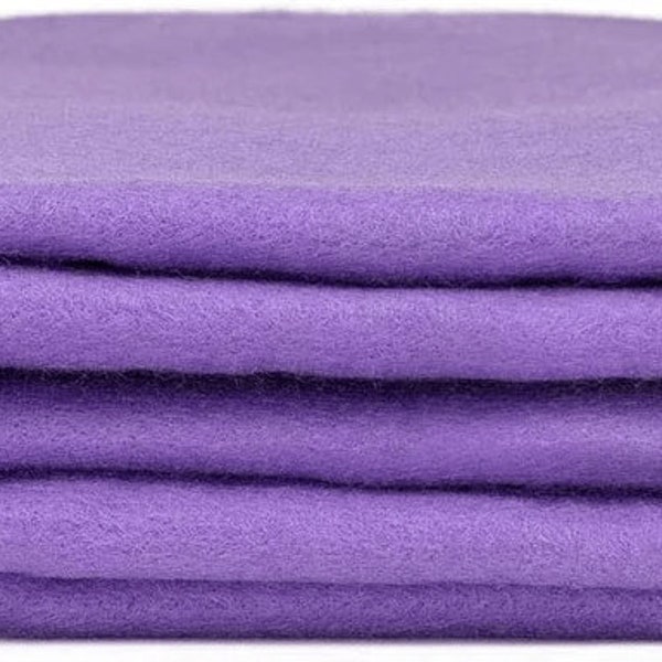 Lavender Acrylic Craft Felt Fabric by The Yard 72" Wide