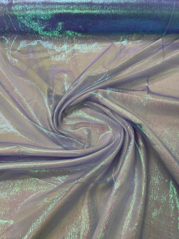 Crush Iridescent Shimmer Organza Fabric 45 Wide, Sells by the Yard