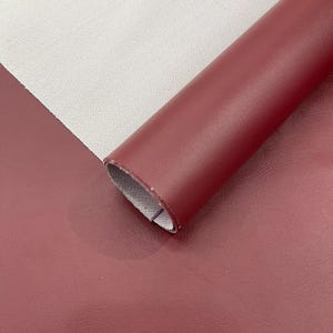 Burgundy Marine Vinyl Fabric Sold by The Yard/Vinyl Fabric Faux Leather Pleather Upholstery 54&quot; Wide