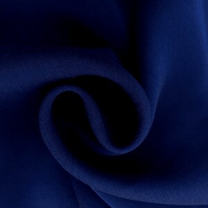 58-59&quot; Wide Premium Light Weight Poly Cotton Blend Broadcloth Fabric Sold By The Yard. Royal