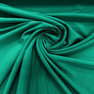 Jade ITY Fabric Polyester Knit Jersey 2 Way Stretch Spandex Sold By The Yard