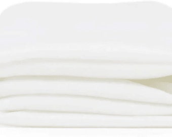 Tela de fieltro acrílico blanco para manualidades cortada a medida de 72" de ancho