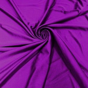 Magenta Shiny Milliskin Nylon Spandex Fabric 4 Way Stretch 58&quot; Wide Sold by The Yard