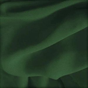 58/60&quot; Wide 100% Polyester Soft Light Weight, Sheer, See Through Chiffon Fabric Sold By The Yard. Hunter Green