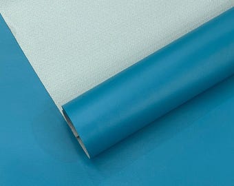 Turquoise Marine Vinyl Fabric Sold by The Yard/Vinyl Fabric Faux Leather Pleather Upholstery 54" Wide