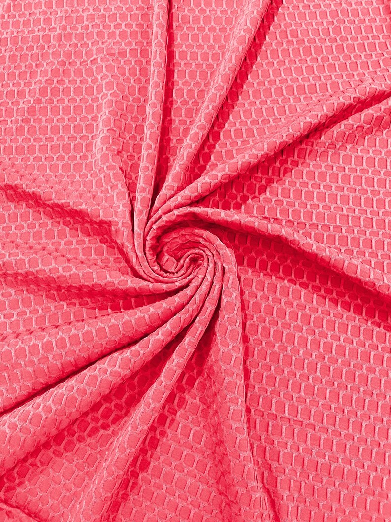 Neon Pink 4way Stretch Knit Fabric for Leggings, Athletic