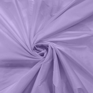 Lavender 100% Polyester Imitation Silk Taffeta Fabric 55&quot; Wide/Costume/Dress/Cosplay/Wedding.