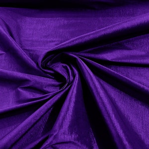 Purple Taffeta Stretch Fabric 2-Way Stretch 58&quot; Wide, Fashion Dress Clothing Draping Prom Gown Bridal Dress Fabric
