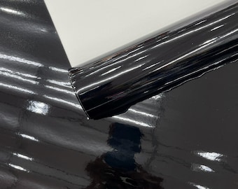 Pellame LISCIO Viola, Vitello Lucido Alta Qualità, Pelle Rigida Tinta Unita 17 20 Mm - Foto 4