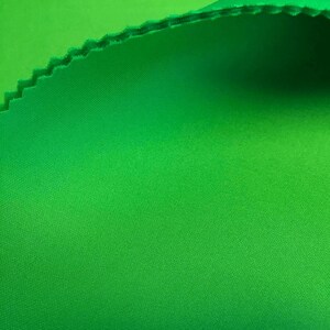 58/60" Wide 90% Polyester / 10 percent Spandex Neoprene Scuba Fabric Sold By The Yard. Emerald Green