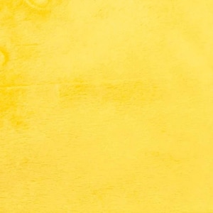 Bright Yellow Minky Smooth Soft Solid Plush Faux Fake Fur Fabric Polyester- Sold by the yard.