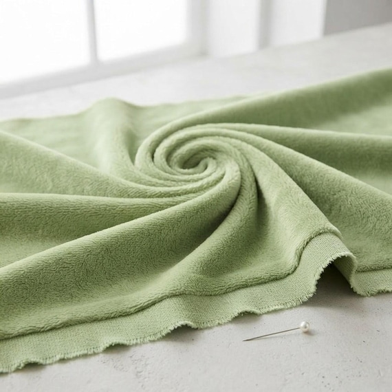 Asparagus Solid Minky Fabric, 58" Wide| Stuff Animals| Blankets