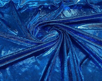 Navy Blue Velvet Stretch Spandex Fabric - 60" Wide - Sold By The Yard - Formal/Dance - View #5
