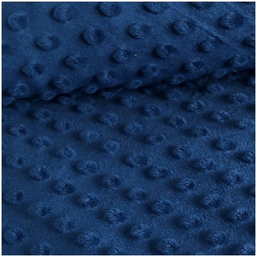58 Wide 100% Polyester Minky Dimple Dot Soft Cuddle Fabric SEW Craft ...