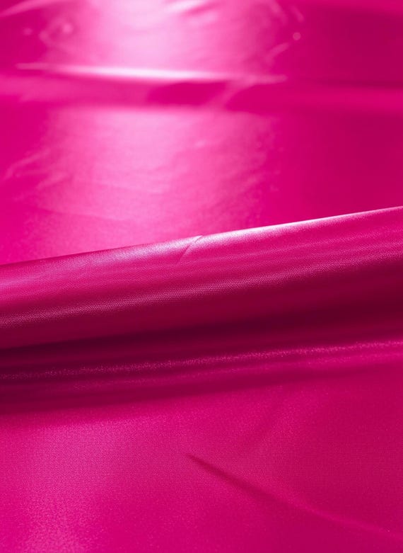 Fuchsia Glossy Liquid Bridal Satin Fabric, 58” Wide for Prom and Wedding Dresses.