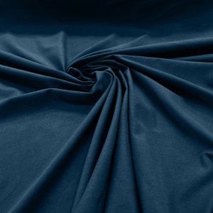 Tessuto elasticizzato in jersey di cotone e spandex, 95% cotone, 5% spandex, verde acqua scuro, 58/60&quot; di larghezza/costume