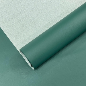 Hunter Green Marine Vinyl Fabric Sold by The Yard/Vinyl Fabric Faux Leather Pleather Upholstery 54&quot; Wide