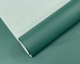 Jägargrönt marin vinyltyg säljs metervis/vinyltyg konstläder läderklädsel 136 cm bred