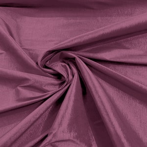 Light Amethyst Taffeta Stretch Fabric 2-Way Stretch 58&quot; Wide, Fashion Dress Clothing Draping Prom Gown Bridal Dress Fabric