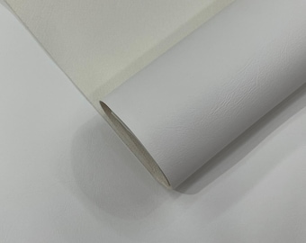 Tela de vinilo marino blanca. Se vende cortada a medida. Tela de vinilo. Tapicería de cuero sintético. 54" de ancho.