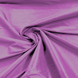Lavender Taffeta Stretch Fabric 2-Way Stretch 58&quot; Wide, Fashion Dress Clothing Draping Prom Gown Bridal Dress Fabric