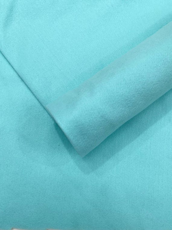 Aqua Acrylic Craft Felt Fabric by The Yard 72" Wide