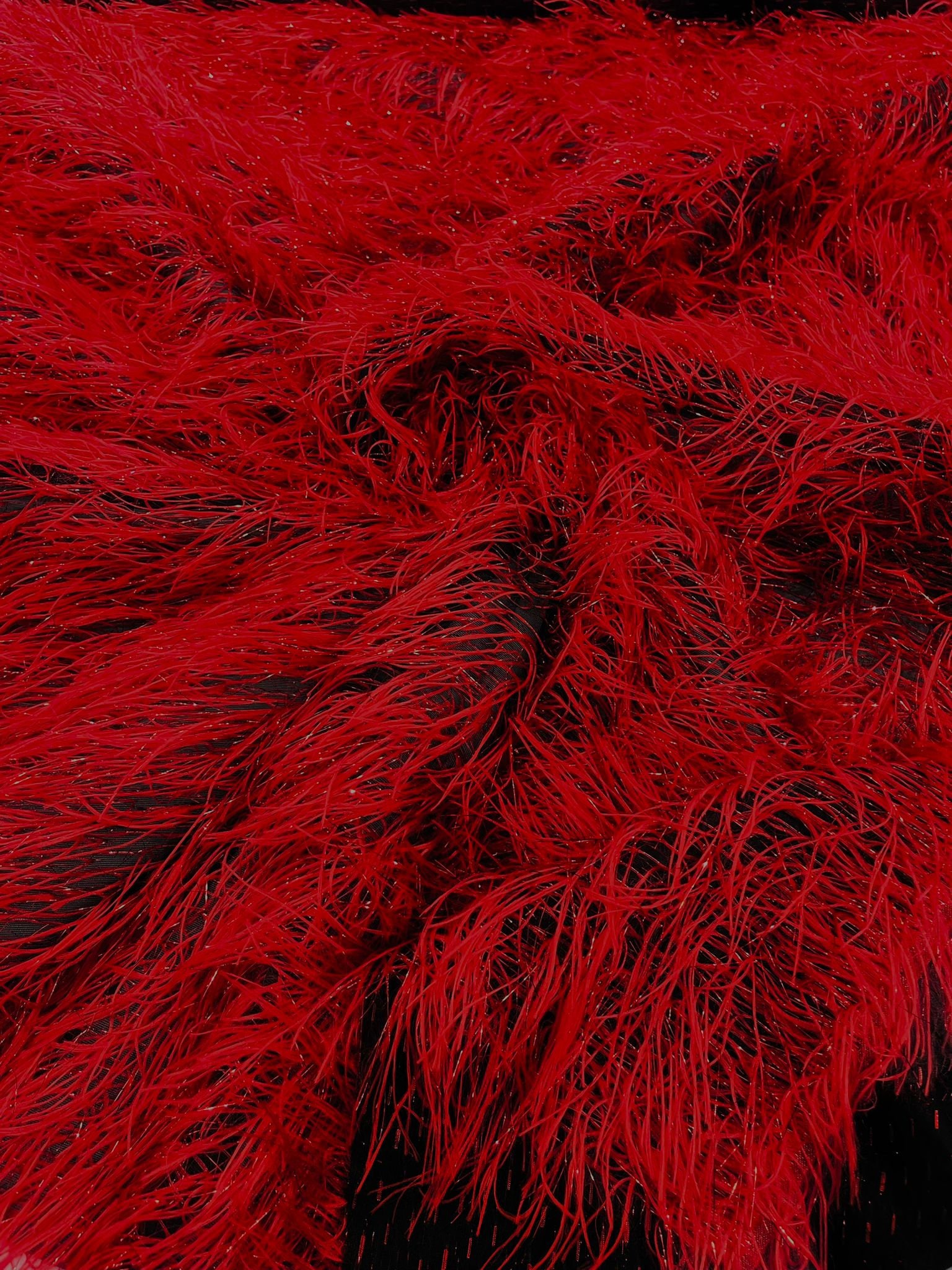 BURGUNDY 60 Wide Shaggy Faux Fur Fabric (Sold By The Yard) –  CleanCutFabrics
