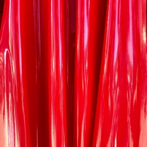 Polyester Spandex Shiny Faux Vinyl 2 Ways Stretch Fabric By The Yard