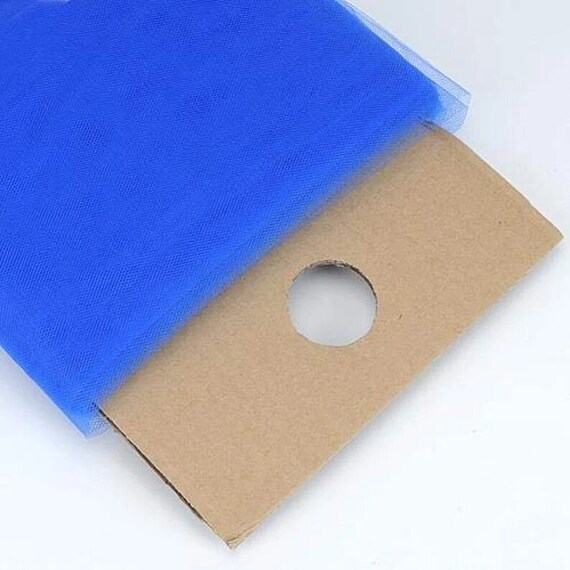 54" Wide by 40 Yards Long (120 Feet) Polyester Tulle Fabric Bolt, for Wedding and Decoration. Royal Blue