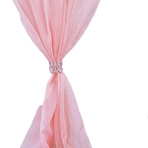 Blush Chiffon Table Runner Extra Long, Wedding Runners, Holiday Table Runners, Long Table Runners.