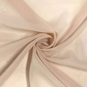 58/60" Wide 100% Polyester Soft Light Weight, Sheer, See Through Chiffon Fabric Sold By The Yard. Mauve