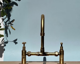 Yarra Industrial Brass Tap Set