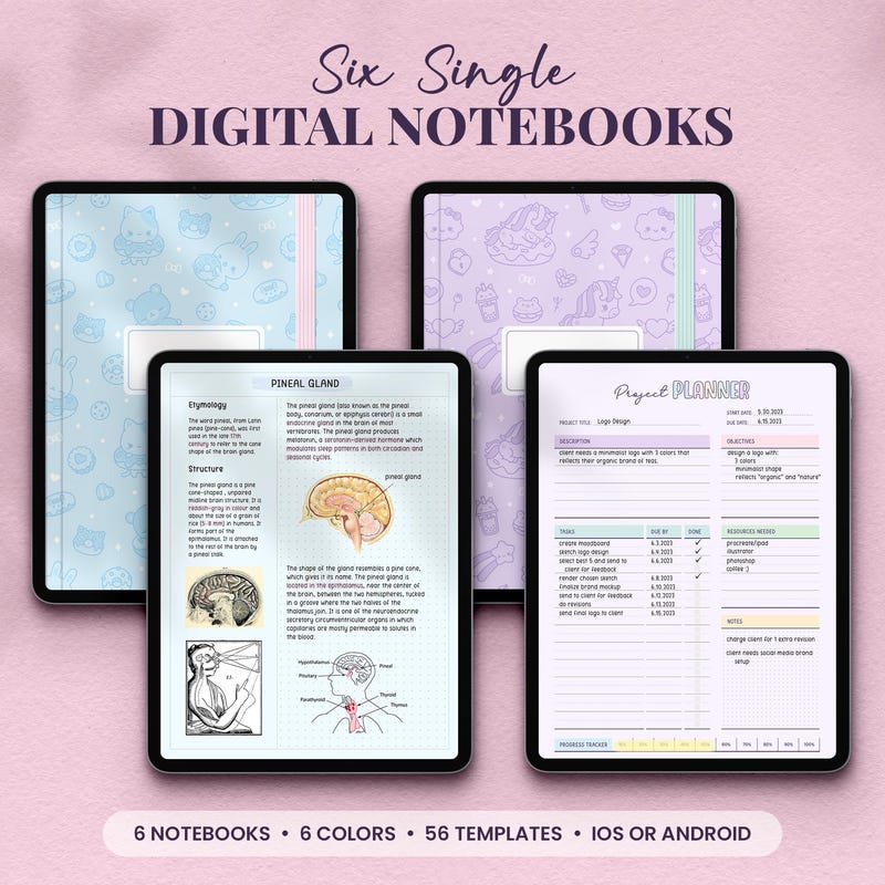 Purple Notebook - Etsy