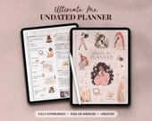Ultimate Me Planner UNDATED, Everyday Life Planner, Self-Care Planner, Monthly Weekly Daily Planner, ADHD-Friendly, iPad Android Planner