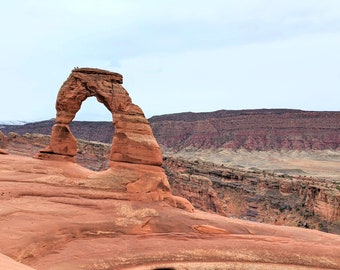 Parque Nacional Arches- Arco delicado, Fotografía de naturaleza, Arte mural, Giclee Print, Utah, Paisaje