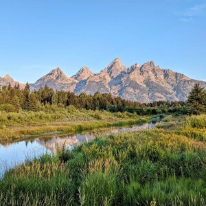 Schwabacher Landung - Grand Teton National Park Foto, Sonnenaufgang, Naturfotografie, Wandkunst, Giclee Print, Wyoming, Landschaft, Moutains