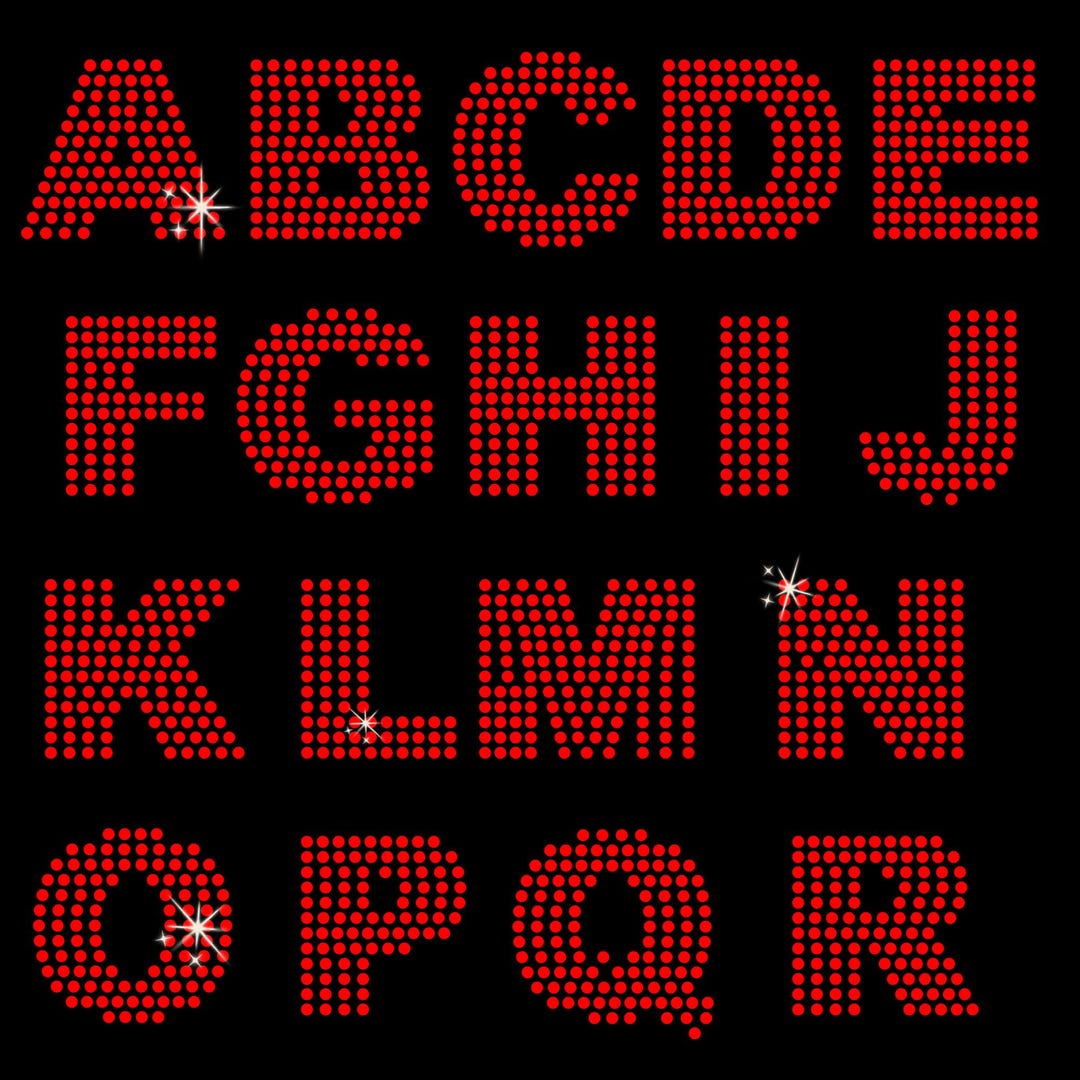 Diy Rhinestone Letters Alphabet Letters Rhinestone SS10 SVG Templates | Varsity Font DIY ...