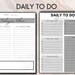 Ultimate to Do List Bundle, Instant Download, 5 to Do Blank Templates ...
