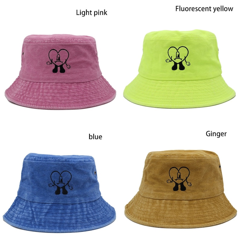 Bad Bunny Bucket Hat Un Verano Sin Ti Fisherman Hats Woman Summer