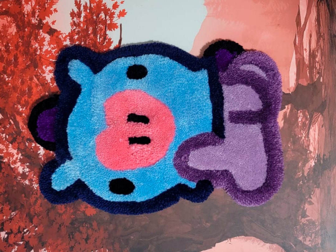 Minini BT21 Handmade Tufted Rug Butter Bts Rug BTS Fan - Etsy