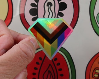LGBT Holographischer Aufkleber