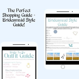 Bridal Shopping Guide + Bridesmaid Style Guide Bundle