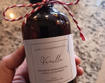 Organic Bourbon Madagascar Vanilla Extract